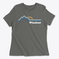 Windsor Wisconsin Mountain View Women's Cotton T-Shirt additional view 1
