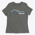 Clover Georgia Mountain View Women's Cotton T-Shirt additional view 1