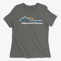 Edgewood Terrace North Carolina Mountain View Women's Cotton T-Shirt additional view 1