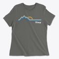 Tiny Virginia Mountain View Women's Cotton T-Shirt additional product view 1