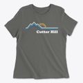 Cutter Hill New Hampshire Mountain View Women's Cotton T-Shirt additional view 1