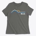 Rich Arkansas Mountain View Women's Cotton T-Shirt additional view 1