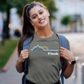Flush Kansas Mountain View Women's Cotton T-Shirt additional product view 2