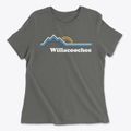 Willacoochee Georgia Mountain View Women's Cotton T-Shirt additional view 1