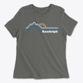 Randolph New Hampshire Mountain View Women's Cotton T-Shirt additional view 1