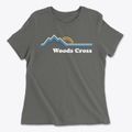Woods Cross Utah Mountain View Women's Cotton T-Shirt additional view 1