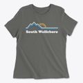 South Wolfeboro New Hampshire Mountain View Women's Cotton T-Shirt additional view 1