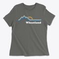 Wheatland Oregon Mountain View Women's Cotton T-Shirt additional view 1