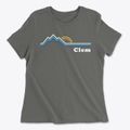Clem Georgia Mountain View Women's Cotton T-Shirt additional product view 1