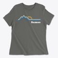 Samos Virginia Mountain View Women's Cotton T-Shirt additional product view 1