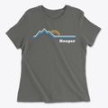 Hooper Utah Mountain View Women's Cotton T-Shirt additional product view 1