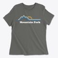 Mountain Fork Arkansas Mountain View Women's Cotton T-Shirt additional product view 1