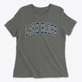 Lake Bluff New York Traditional Women's Cotton T-Shirt additional view 1