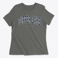 Tupper Lake New York Traditional Women's Cotton T-Shirt additional view 1