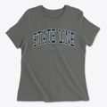 State Line New Hampshire Traditional Women's Cotton T-Shirt additional view 1