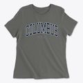 Columbus Texas Traditional Women's Cotton T-Shirt additional view 1