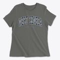 West Seneca New York Traditional Women's Cotton T-Shirt additional view 1