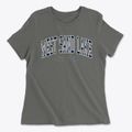 West Sand Lake New York Traditional Women's Cotton T-Shirt additional view 1