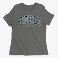 Springfield Massachusetts Traditional Women's Cotton T-Shirt additional product view 1