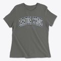 Saratoga Springs New York Traditional Women's Cotton T-Shirt additional view 1