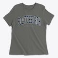 Plattsburgh New York Traditional Women's Cotton T-Shirt additional view 1
