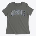 Gloversville New York Traditional Women's Cotton T-Shirt additional view 1