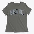 Munjoy Hill Maine Traditional Women's Cotton T-Shirt additional view 1