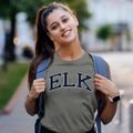 Elk New Mexico Traditional Women's Cotton T-Shirt additional view 2