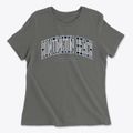 Huntington Beach New York Traditional Women's Cotton T-Shirt additional view 1