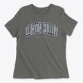 Clinton Hollow New York Traditional Women's Cotton T-Shirt additional view 1