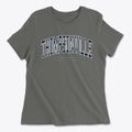 Thompsonville New York Traditional Women's Cotton T-Shirt additional view 1