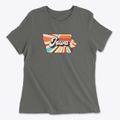 Iowa Retro Art Women's Cotton T-Shirt additional view 1