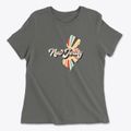 New Jersey Retro Art Women's Cotton T-Shirt additional view 1