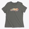 North Carolina Retro Art Women's Cotton T-Shirt additional view 1