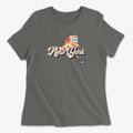 New York Retro Art Women's Cotton T-Shirt additional view 1