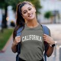 California Varsity State Women's Cotton T-Shirt additional view 2