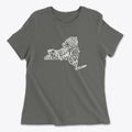New York Mandala Women's Cotton T-Shirt additional view 1