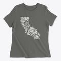 California Mandala Women's Cotton T-Shirt additional view 1