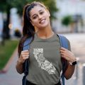 California Mandala Women's Cotton T-Shirt additional view 2
