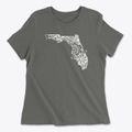 Florida Mandala Women's Cotton T-Shirt additional view 1