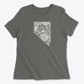 Nevada Mandala Women's Cotton T-Shirt additional product view 1