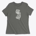 New Jersey Mandala Women's Cotton T-Shirt additional view 1