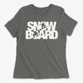 Snowboard Women's Cotton T-Shirt additional view 1
