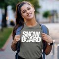 Snowboard Women's Cotton T-Shirt additional view 2