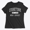 Cushetunk New Jersey Classic Established Women's Cotton T-Shirt additional product view 1