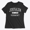 Jerusalem Vermont Classic Established Women's Cotton T-Shirt additional product view 1