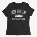 Merriwood Camp New Hampshire Classic Established Women's Cotton T-Shirt additional view 1