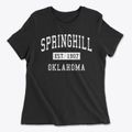 Springhill Oklahoma Classic Established Women's Cotton T-Shirt additional product view 1