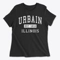 Urbain Illinois Classic Established Women's Cotton T-Shirt additional view 1