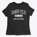 Diamond Fields Arizona Classic Established Women's Cotton T-Shirt additional product view 1